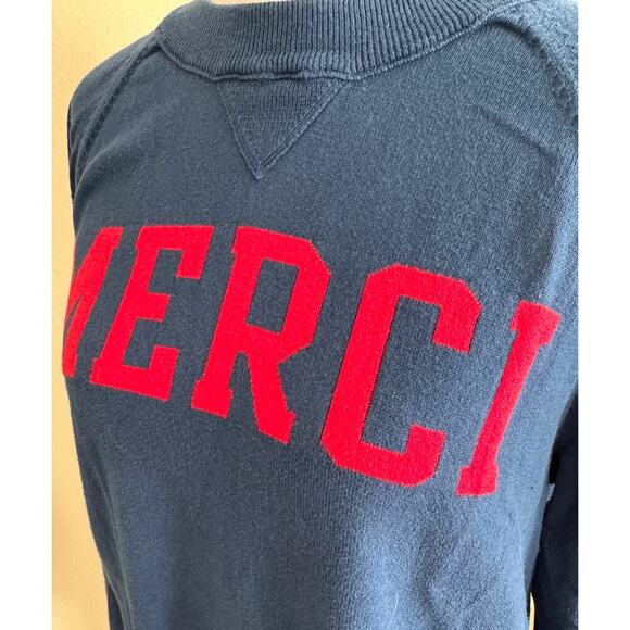 GAP MERCI Raglan Crewneck Pullover Sweater Size S (preppy minmalist) - Picture 3 of 5